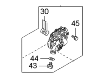 Kia Spectra Oil Pump - MFU6119700K