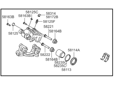 Kia 583104DA00