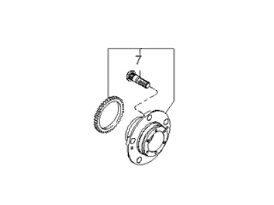 2002 Kia Sportage Wheel Bearing - 0K08333060