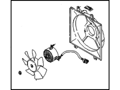2004 Kia Spectra A/C Condenser Fan - 0K2A115025D