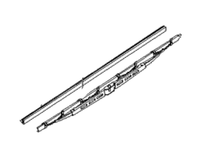 Kia 0K72A67330 Passeger Windshield Wiper Blade Assembly