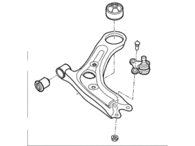 Kia 54501D3000 Arm Complete-Front Lower