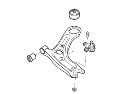 Kia 54500D3000 Arm Complete-Front Lower