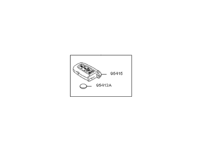 2012 Kia Sorento Car Key - 954401U000
