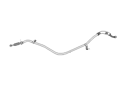 Kia Sportage Parking Brake Cable - 0K01244420