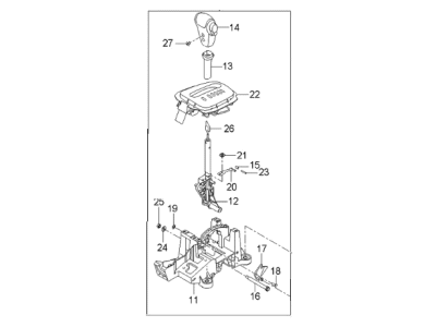 Kia 467002F460 Lever Assembly-Atm