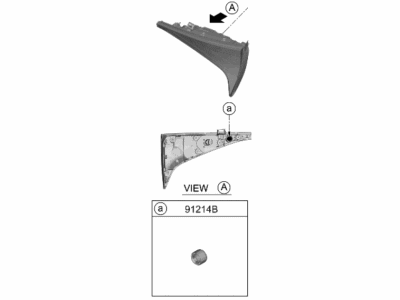 Kia Sportage Back Up Light - 92403DW100