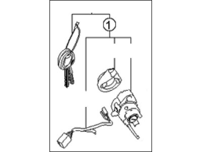 Kia Rondo Ignition Lock Cylinder - 819001DB01