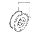 Kia Spectra Flywheel - 2320023700 Flywheel Assembly