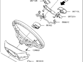 Kia Sorento Steering Wheel - 561001U420XBW Steering Wheel Assembly