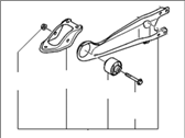 Kia Sedona Trailing Arm - 551004D200 Arm Complete-Trailing,L