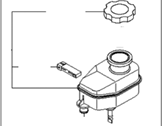 Kia Spectra Brake Master Cylinder - 585292F000 Reservoir-Master Cylinder