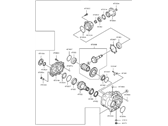 Kia Sorento Transfer Case - 473003B100 Transfer Assembly