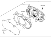 Kia Sorento Instrument Cluster - 940011U000 Cluster Assembly-Instrument