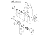 Kia Spectra Starter Motor - 3610023070 Starter Assembly