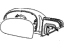 Kia 876062F200 Outside Rear View Mirror Assembly, Right