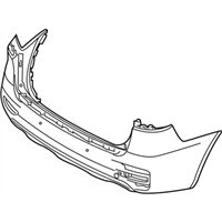 86610C6210 - Genuine Kia COVER-REAR BUMPER