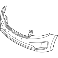 86511A9000 - Genuine Kia COVER-FRONT BUMPER