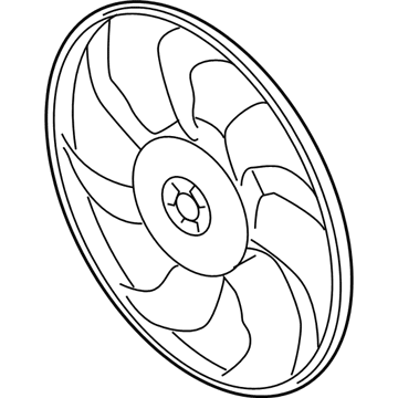 Kia Optima A/C Condenser Fan - 252313K460