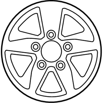 2008 Kia Sorento Spare Wheel - 529103E650