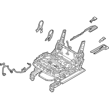 Kia 89600P2500 Track Assembly-Rr Seat R