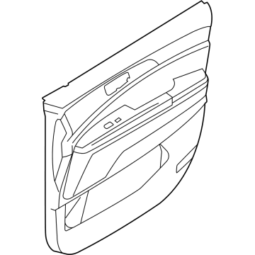 Kia 82307R0040GC6 Panel Assembly-Front Doo