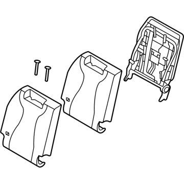 Kia 89A40R0120K5V Back Assembly-3RD Seat R