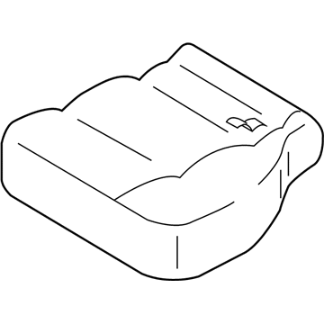 Kia 891003E010CY4 Cushion Assembly-Rear Seat