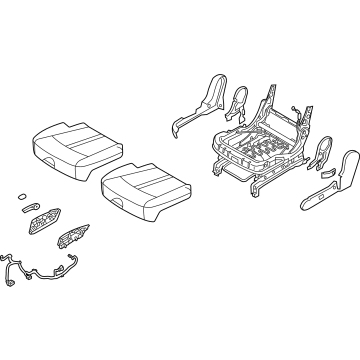 Kia 89200R5190MRL Cushion Assembly-2ND Sea