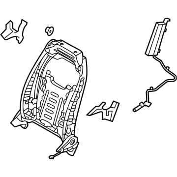 Kia 88310P2030WK Frame Assembly-Fr Seat B