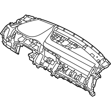 Kia 84710R5100WK Crash Pad Assembly-Main