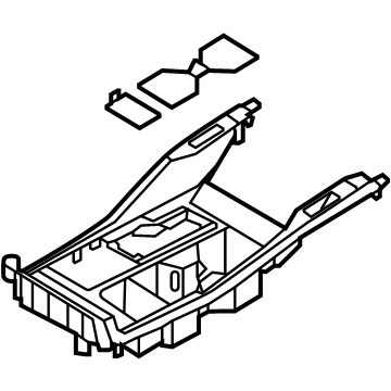 Kia 84650R5500WK Cover Assembly-Console U