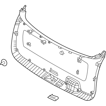 Kia 81710R5000WK Trim Assembly-Tail Gate