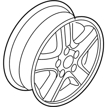 Kia 529101F360 Wheel Assembly-Aluminum