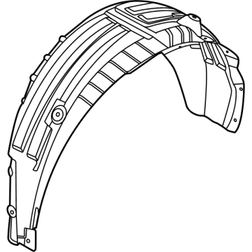 Kia 86822CV500 GUARD ASSY-REAR WHEE