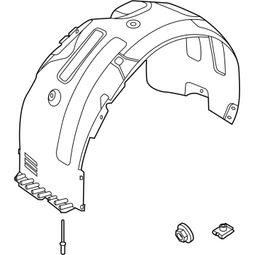 Kia 86812R5010 Guard Assembly-Front WHE