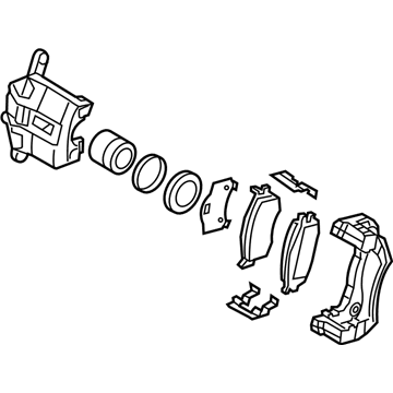 Kia Rio Brake Caliper - 581101G000