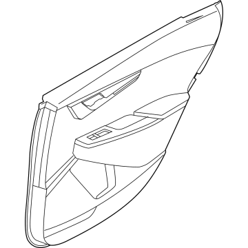 Kia 83308CV190CVE PANEL ASSY-REAR DOOR