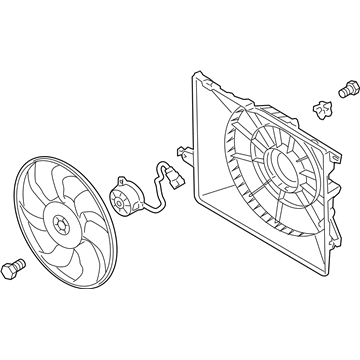 Kia Sorento Fan Blade - 253804Z000