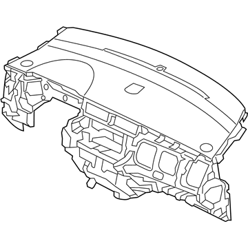 Kia 847101W100HU Crash Pad Assembly-Main