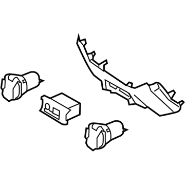 Kia 847601W250HU Panel-Crash Pad,Center