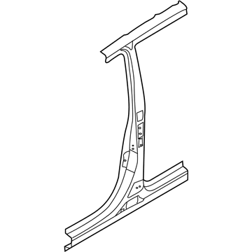 Kia 714012JA00 Pillar Assembly-Center Outer