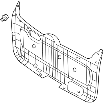 Kia 817504D010KS Panel Assembly-Tail Gate