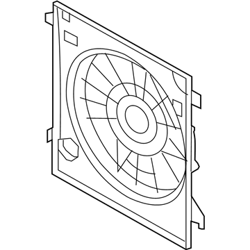 2008 Kia Sorento Fan Shroud - 253503E930