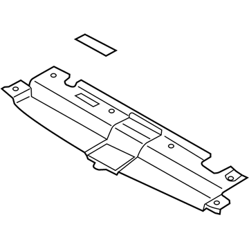 Kia 86353B2000 Cover-Radiator Grille