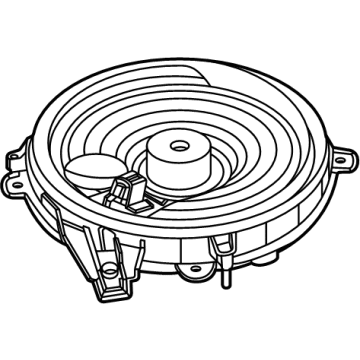 Kia 96380L1200 Sub Woofer Speaker Assembly