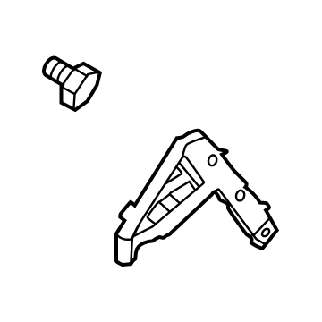 Kia 86652P1000 BRACKET ASSY-RR BUMP