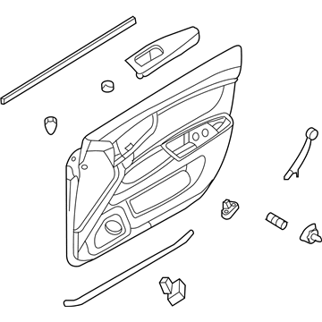 Kia 823022G0906J Panel Complete-Front Door Trim