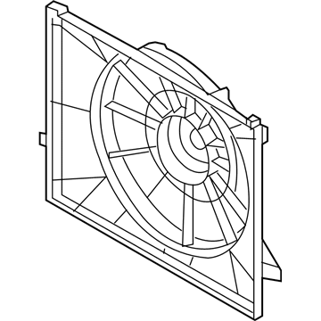 2010 Kia Sorento Fan Shroud - 253501U200