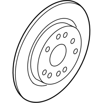 Kia Sorento Brake Disc - 58411R5000